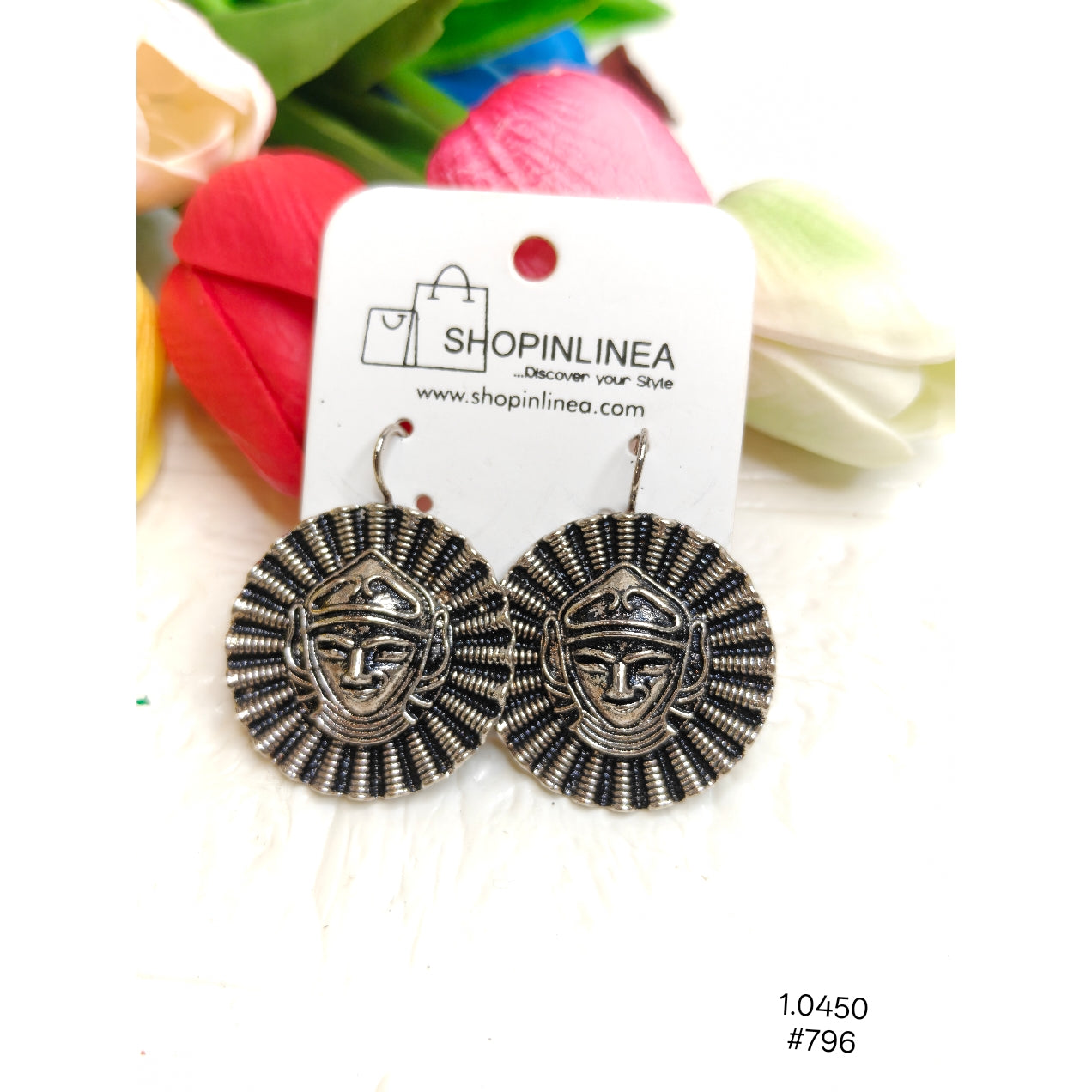 Classic Design Silver Plated Earrings