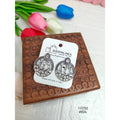 Silver Oxidised Dangle Earrings