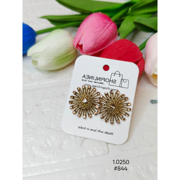 Trendy Gold Plated Studs