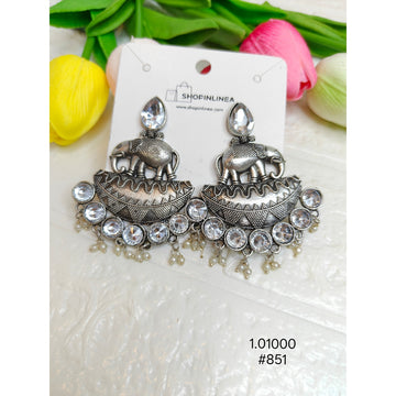 Traditional Silver Drop Earrings