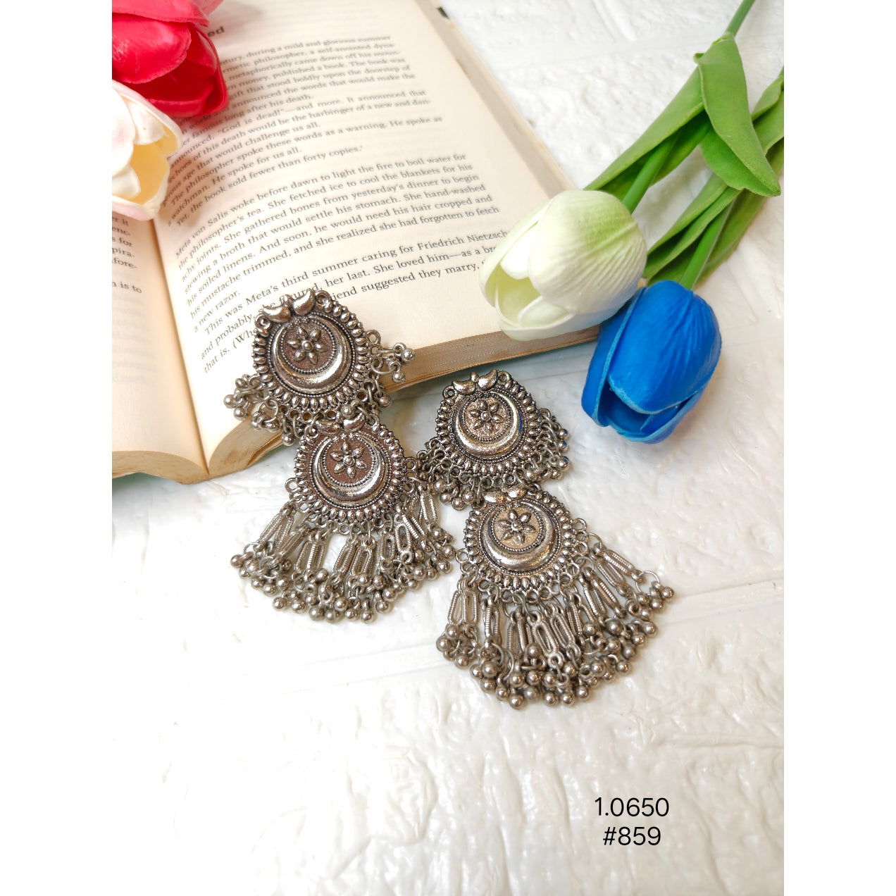 Everyday Silver Drop Earrings