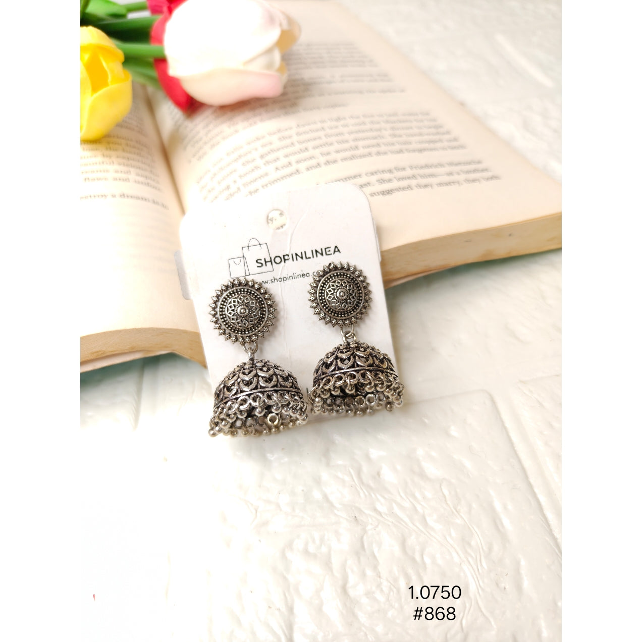 Elegant Oxidized Earrings