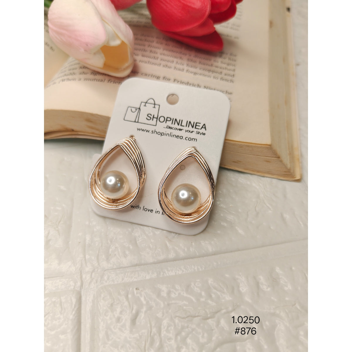 Trendy Gold Dangle Earrings