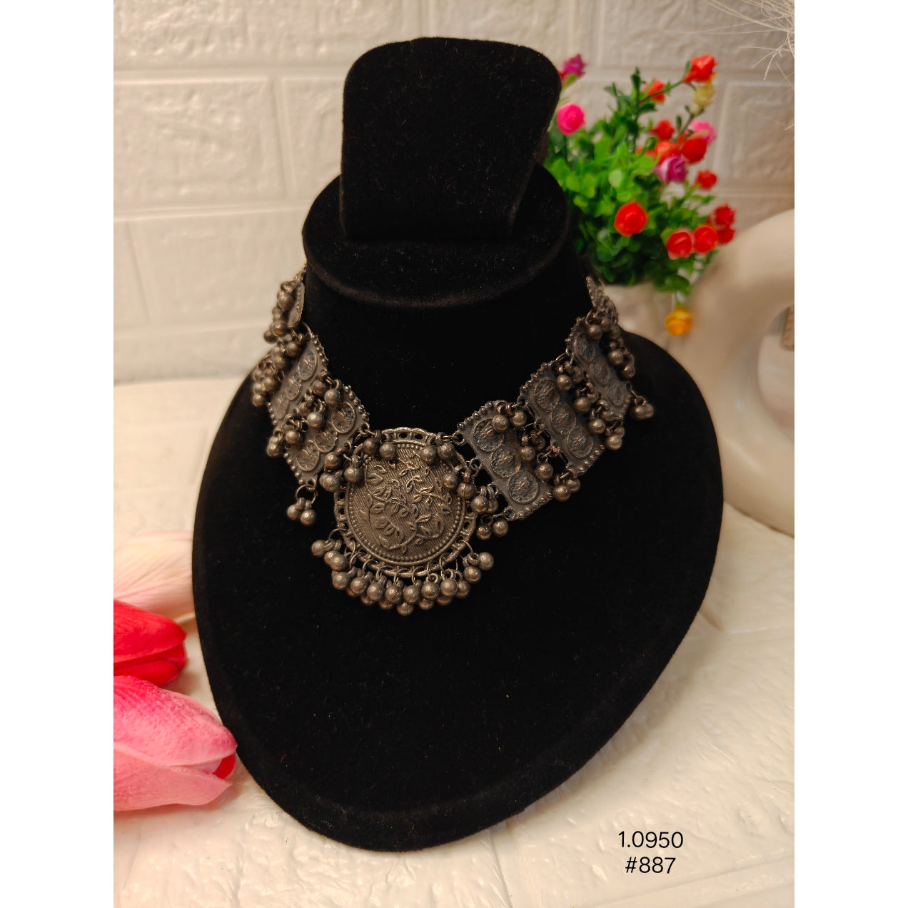 Traditional Oxidized Choker