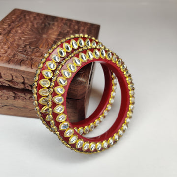 Premium Kundan Designer Bangles