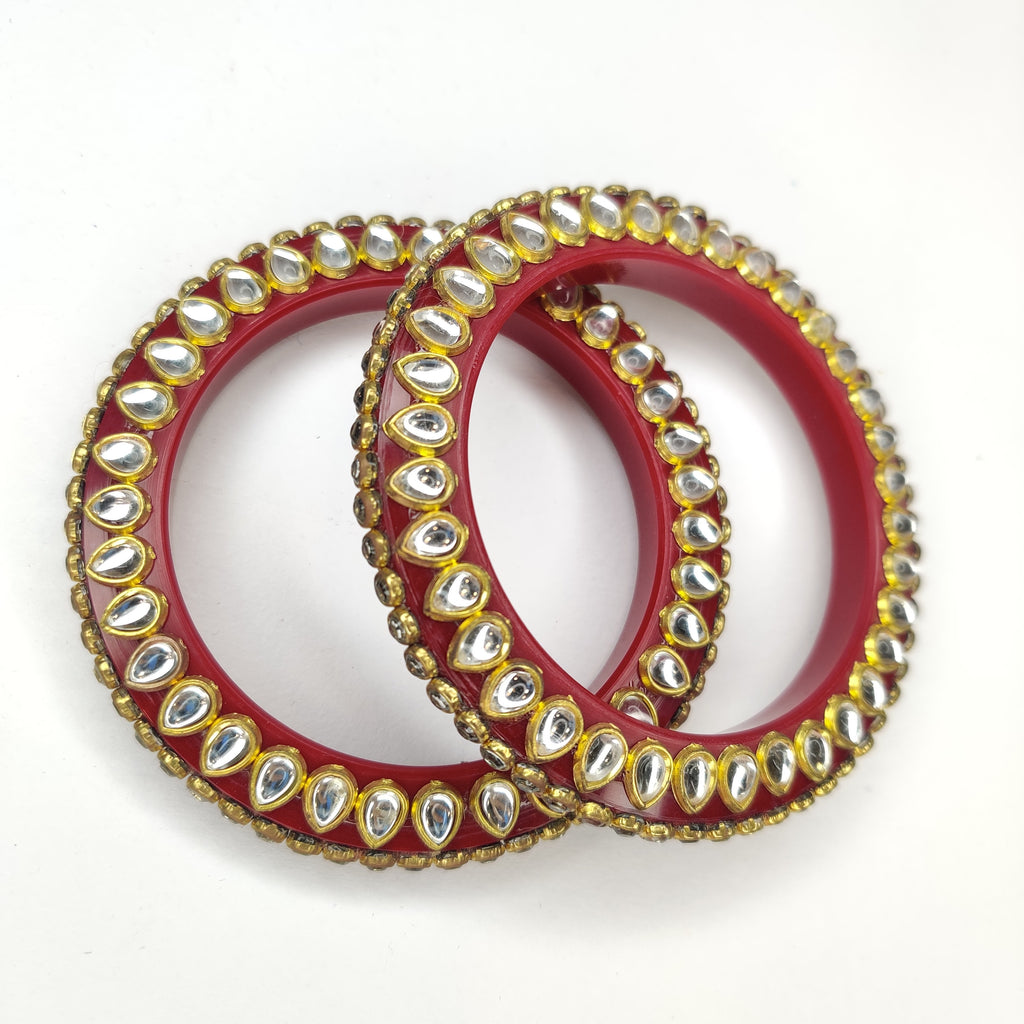 Premium Kundan Designer Bangles