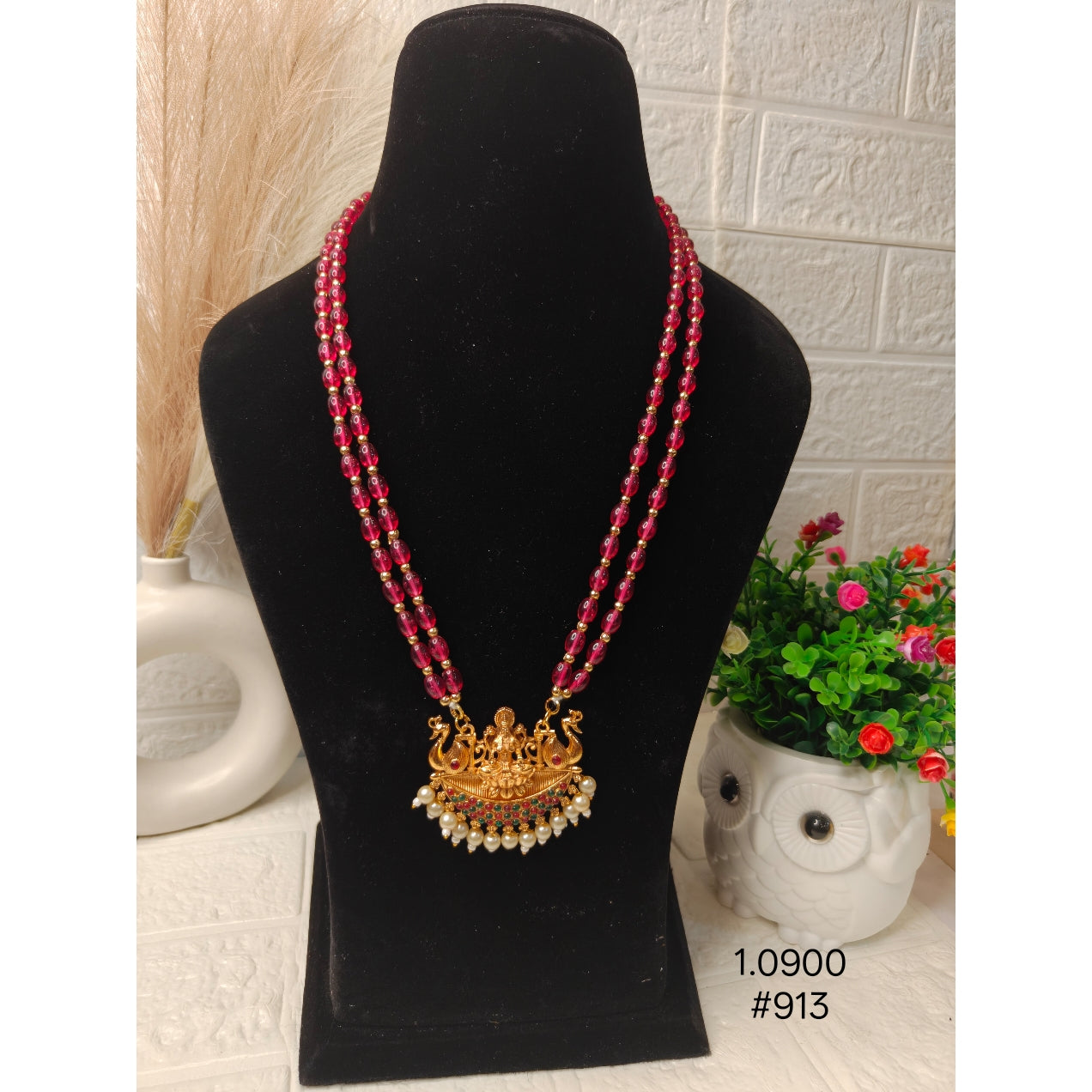 Ethnic Gold-Plated Necklace