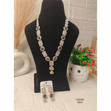 Classic Silver Alloy Necklace Set