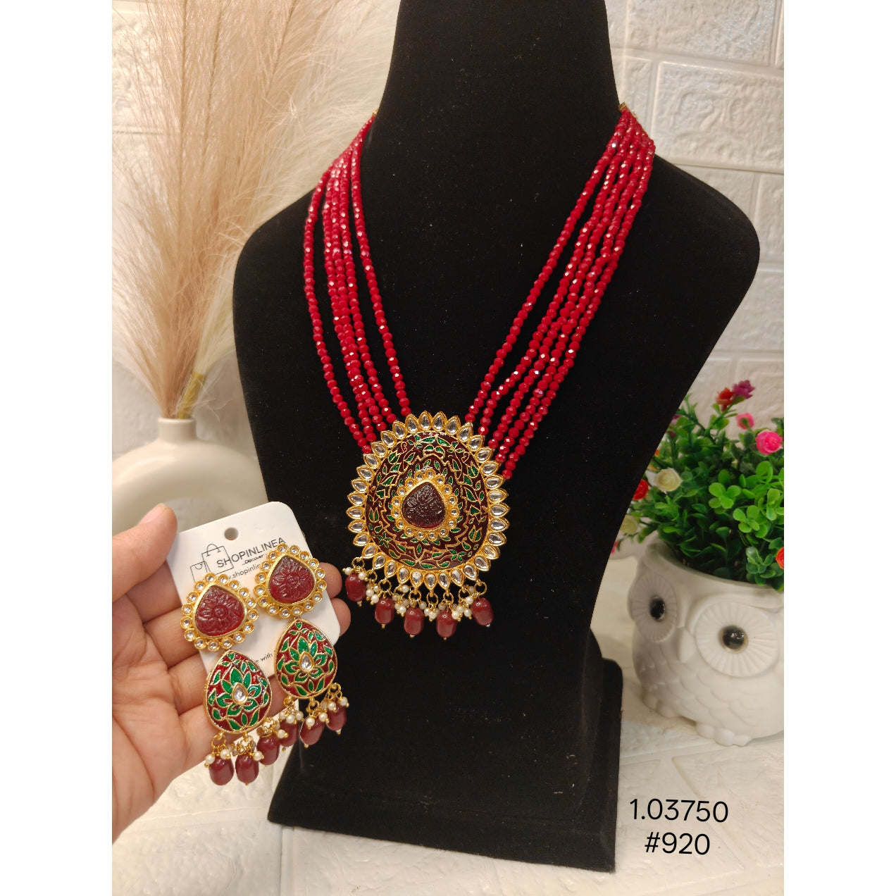Designer Rani Haar Necklace Set