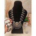 Elegant Oxidized Silver Necklace