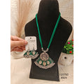 Designer Oxidized Silver Necklace
