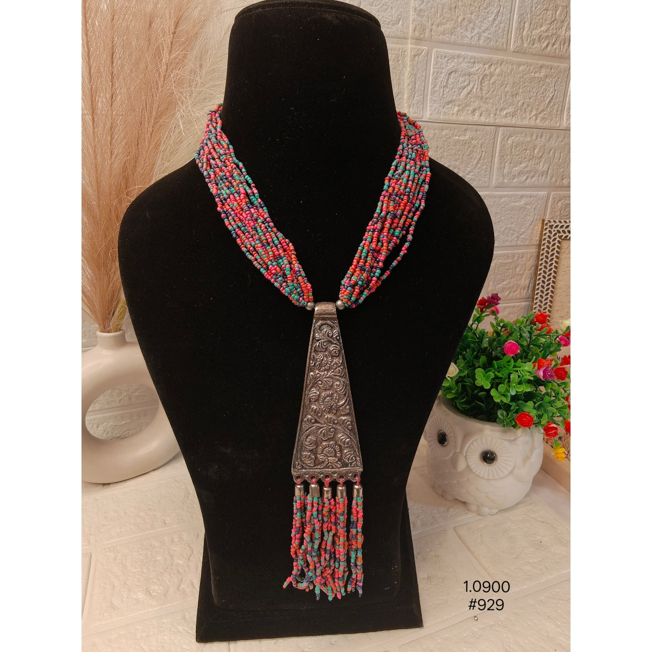 Multi-Layered Beaded Necklace