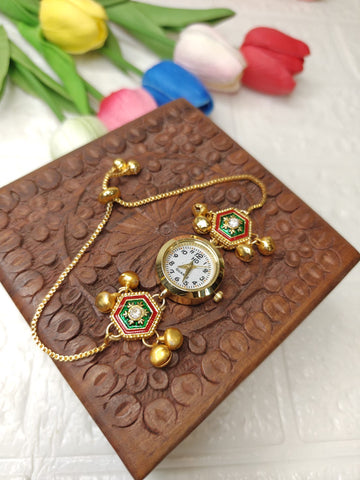Ethnic Kashmiri Design Fashion Watch