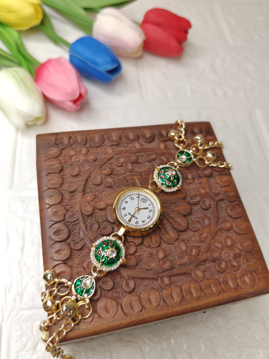 Vintage Style Kashmiri Watch