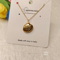Elegant Gold Shell Pendant Chain
