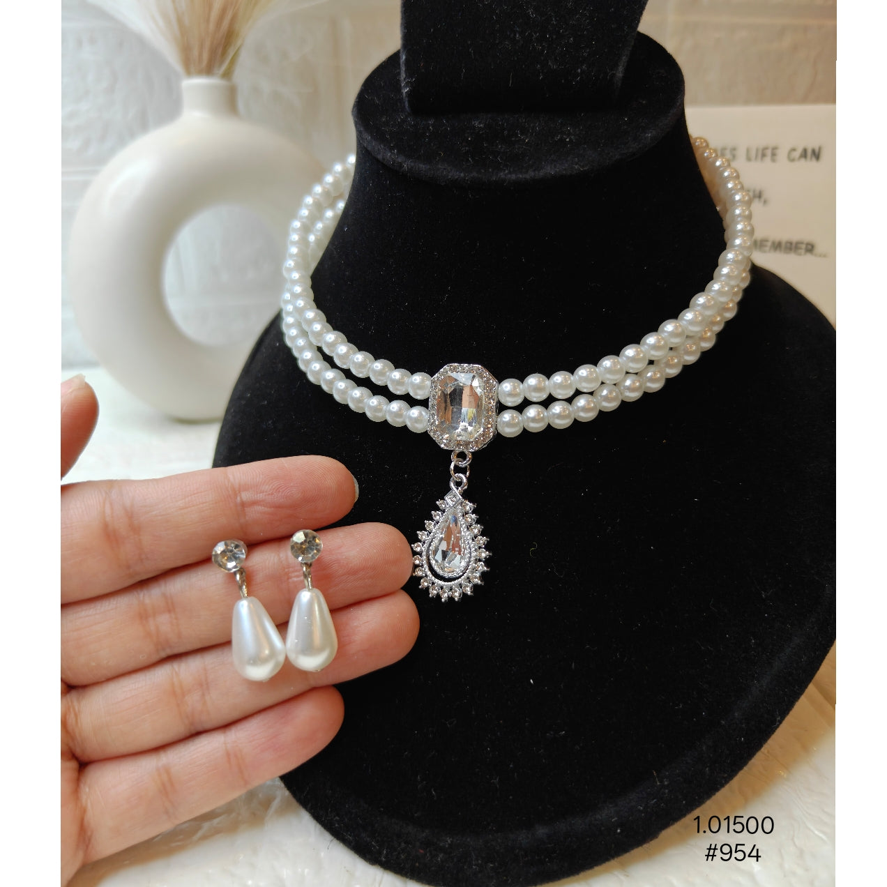 Designer Pearl Necklace  Set