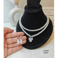 Elegant Pearl  Necklace Set