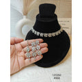 Designer Crystal Flower Necklace Set