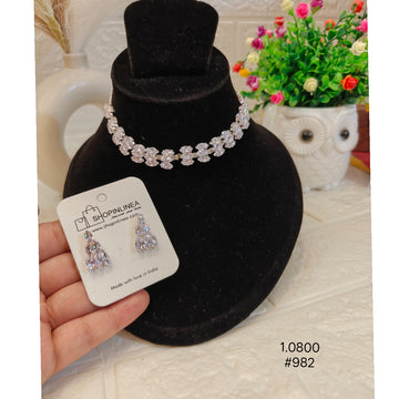American Diamond Necklace Set