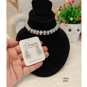 Designer Pastel Stone Necklace
