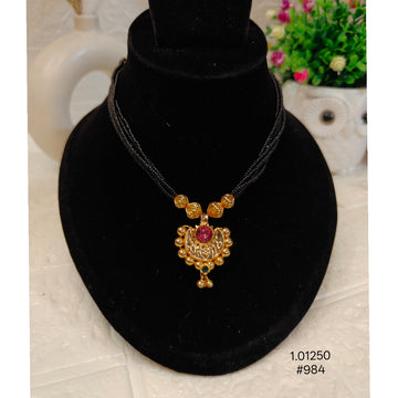 Ethnic Gold Tone Mangalsutra Necklace