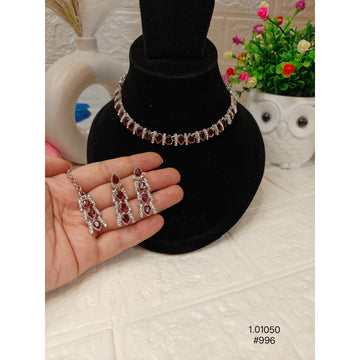 Silver Finish  Necklace Set
